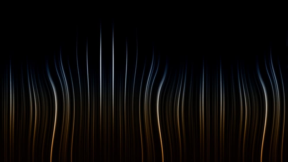 Luminous Flowing Lines by Dave Quince — canvas wall art