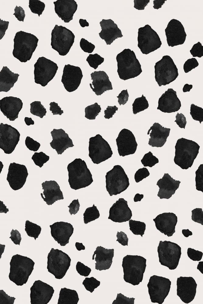 Organic Black Spots by Sally Ann Moss — canvas wall art