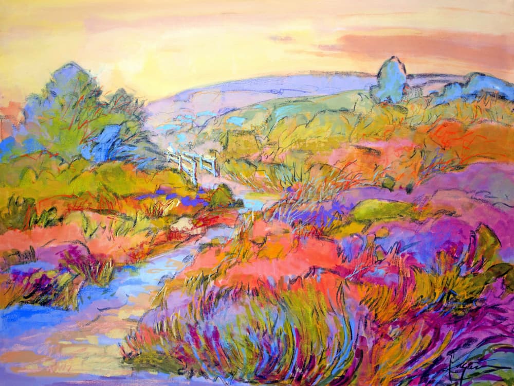 Vibrant Meadow Path by Dorothy Fagan — canvas wall art