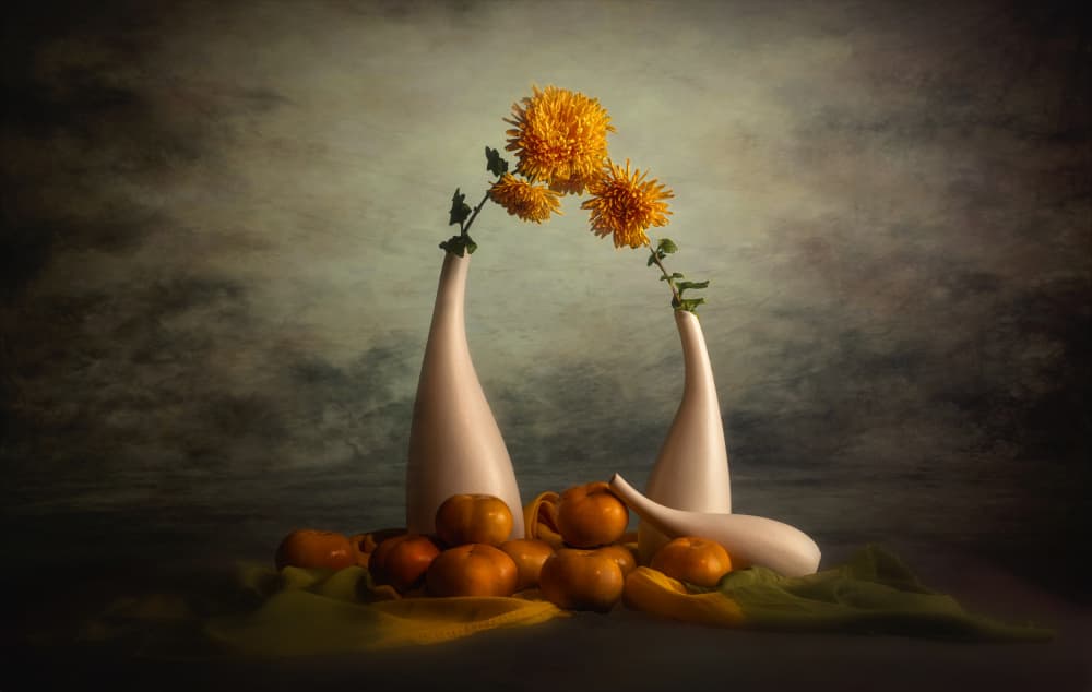 Autumn Harvest Still Life by John-Mei Zhong — canvas wall art