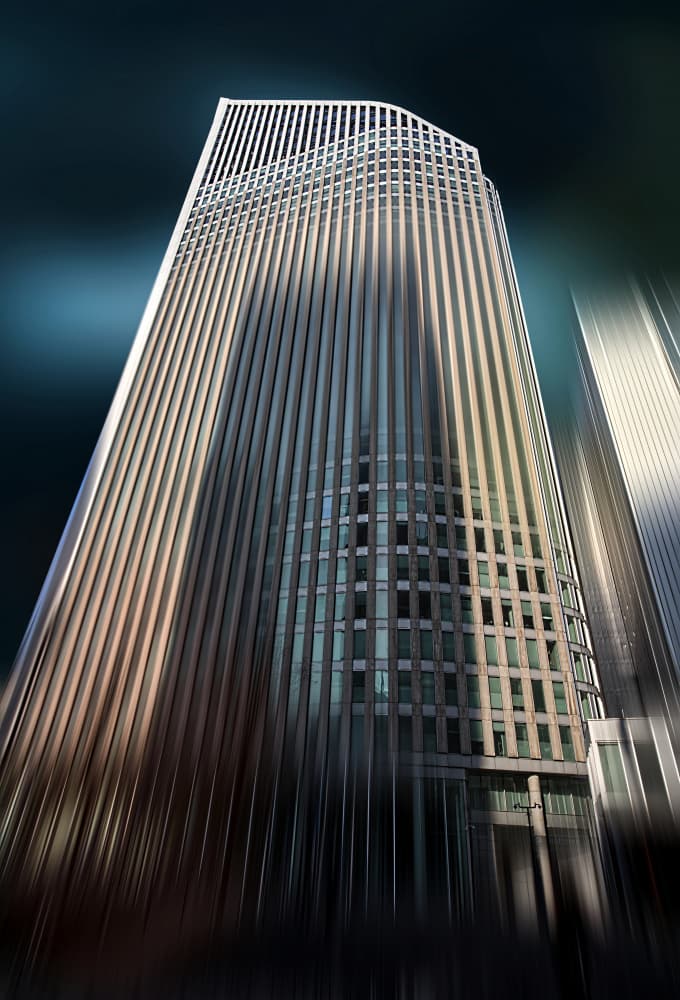 Sleek Tower Ascent by Erhard Batzdorf — canvas wall art