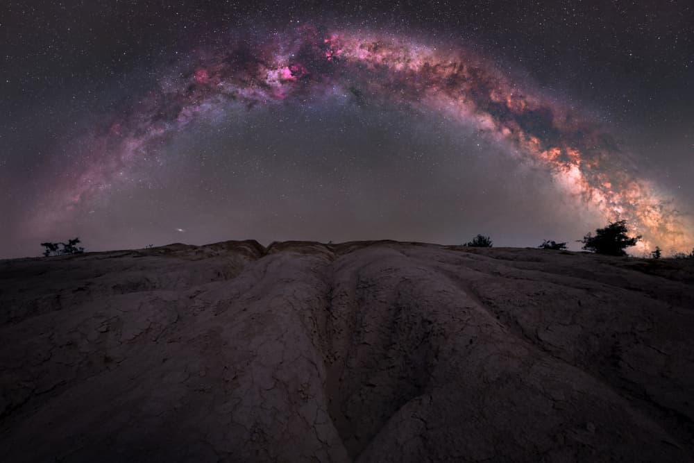 Starry Desert Night by Martin Morávek — canvas wall art
