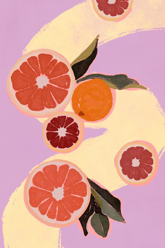 Orangedrift by Treechild — canvas wall art