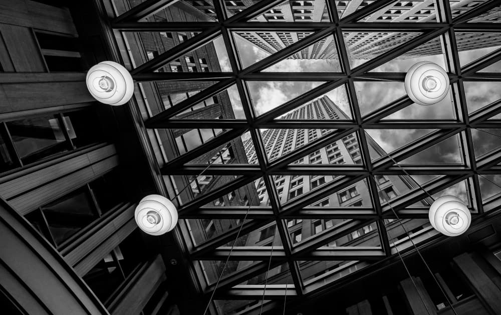 Urban Light Geometry by Jaap Koer — canvas wall art