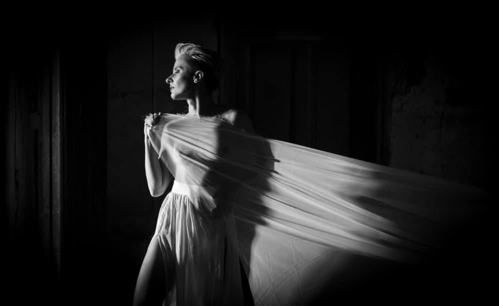Woman In Ethereal Light by Eriks Zilbalodis — canvas wall art