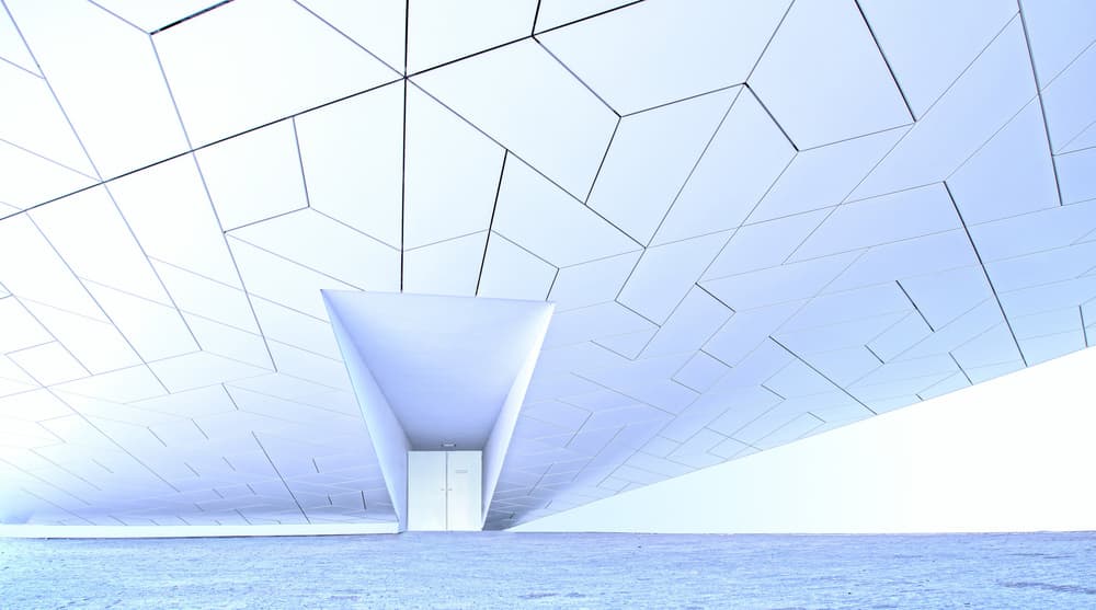 Modern Geometric Entrance by Anette Ohlendorf — canvas wall art