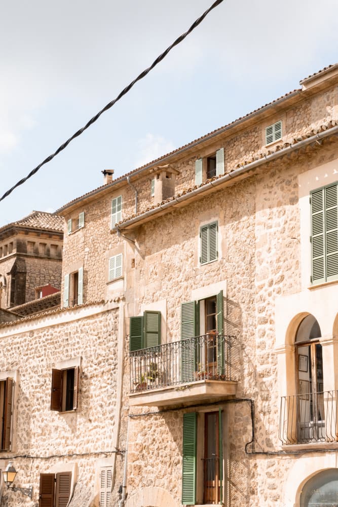 Rustic Stone Facade by Henrike Schenk — canvas wall art