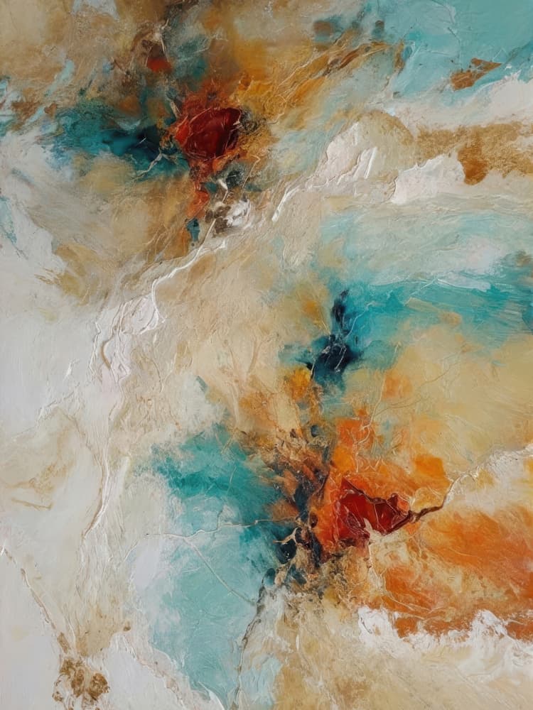 Vibrant Abstract Flow by Alpenglow Workshop — canvas wall art