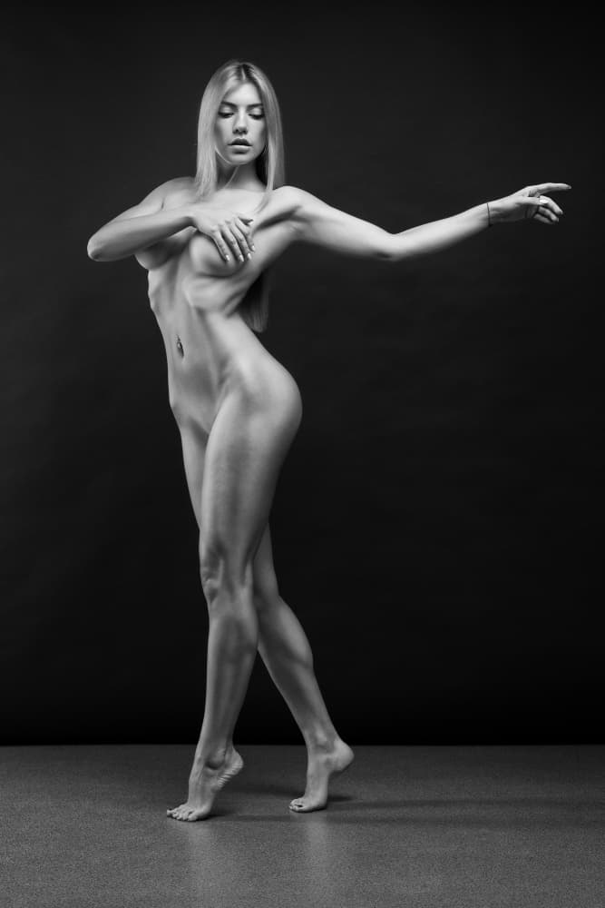 Graceful Nude Figure by Anton Belovodchenko — canvas wall art