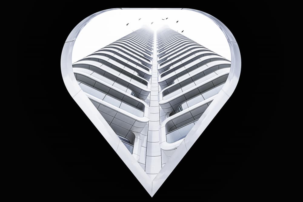 Sleek Urban Architecture by fotomarion — canvas wall art