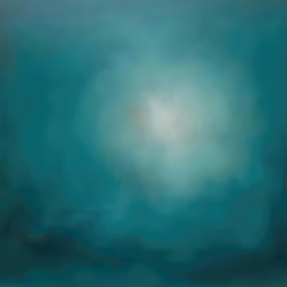 Ethereal Blue Glow by Alpenglow Workshop — canvas wall art