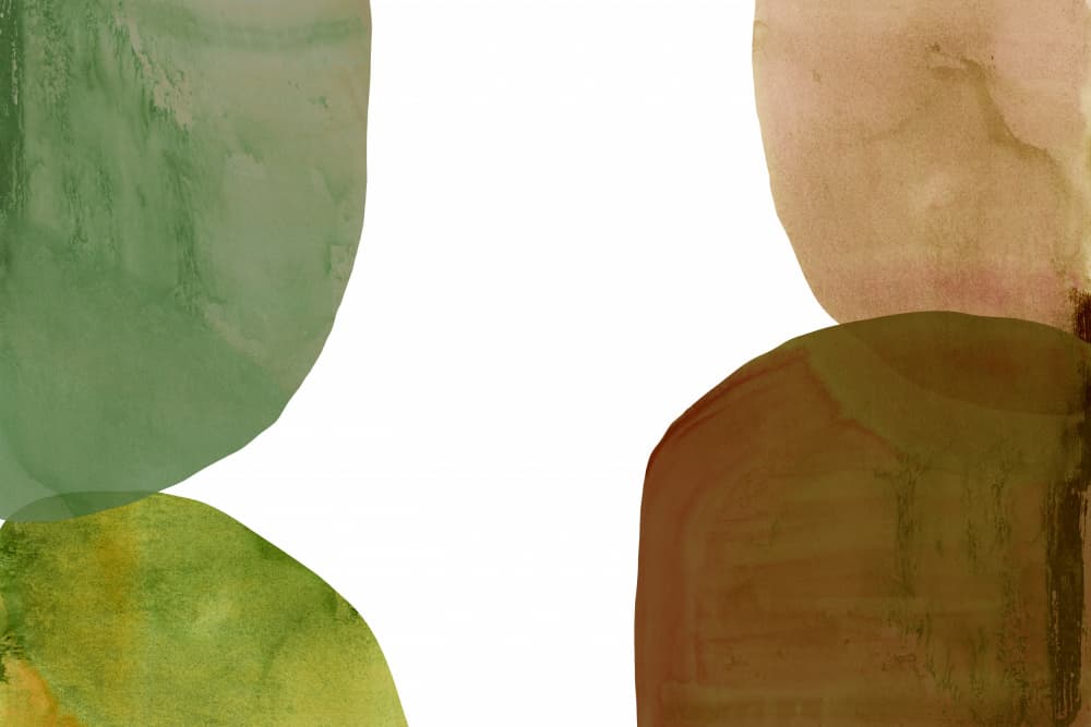 Earthy Abstract Balance by cartissi — canvas wall art