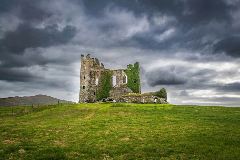 Dramatic Ruined Castle by Jeffrey C. Sink — canvas wall art
