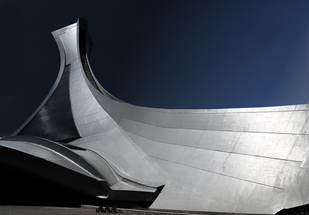 Sleek Metallic Architecture by Ivan Huang — canvas wall art