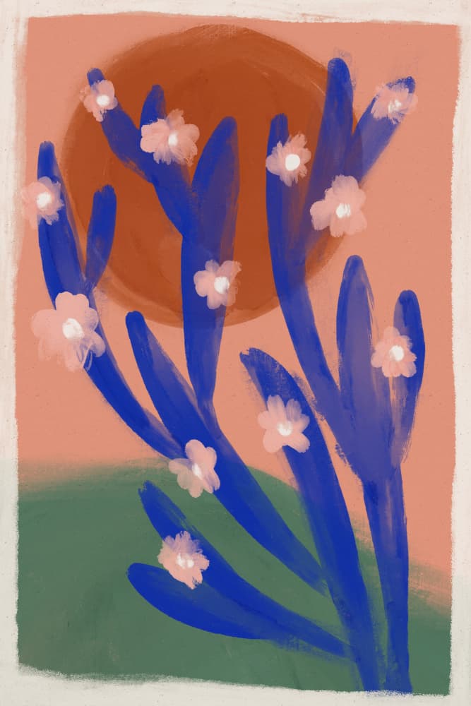 Blooming Dusk by Treechild — canvas wall art