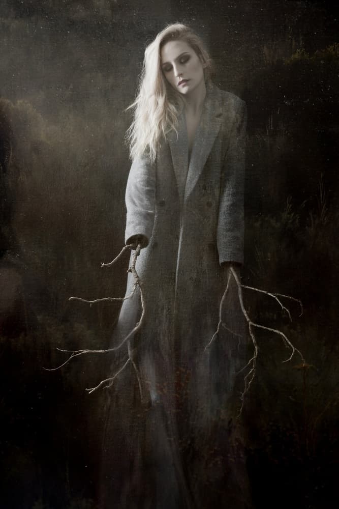 Ethereal Forest Woman by Olga Mest — canvas wall art