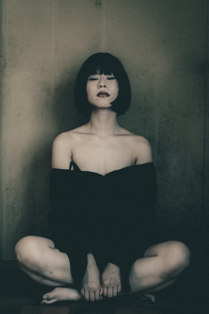 Serene Asian Contemplation by Kurosaki Sangan — canvas wall art