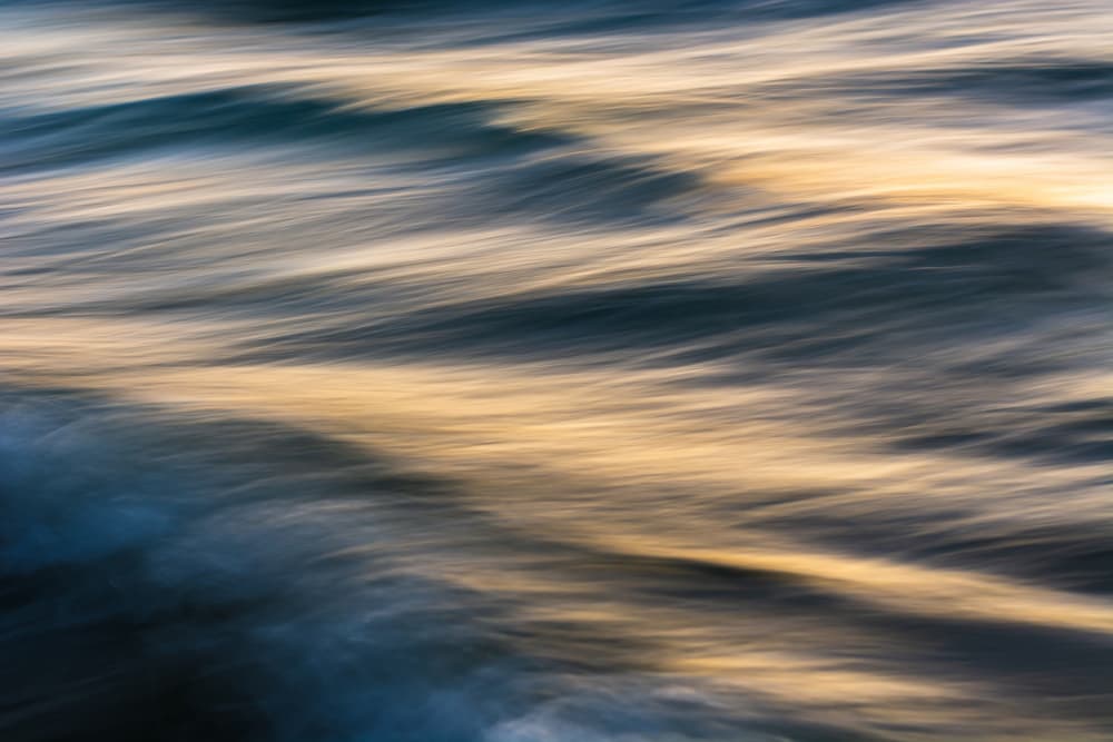 Golden Ocean Waves by Tal Paz-Fridman — canvas wall art