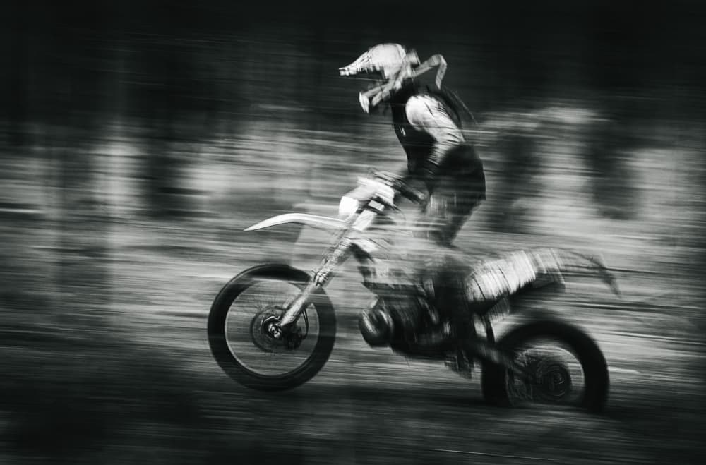 Fearless b/w by Peter Davidson — canvas wall art