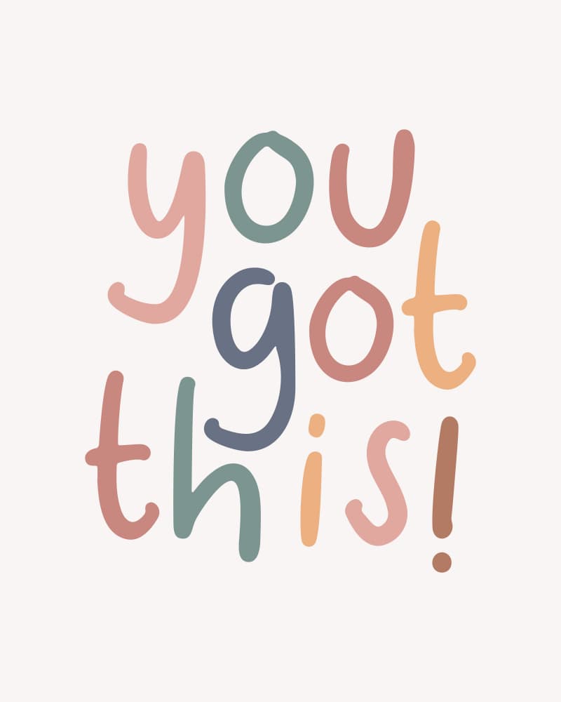 You Got This Quote by KsanaKalpa — canvas wall art