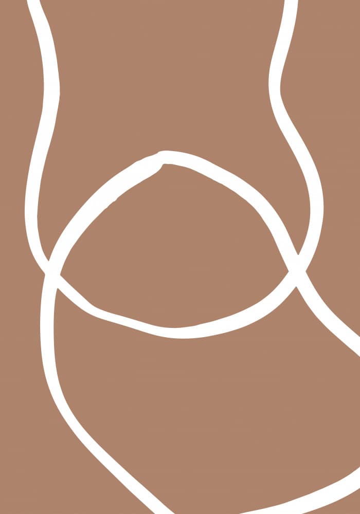 Flowing Form Abstract by Pictufy Studio — canvas wall art