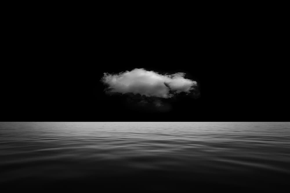 Solitary Cloud Horizon by Stefan Eisele — canvas wall art