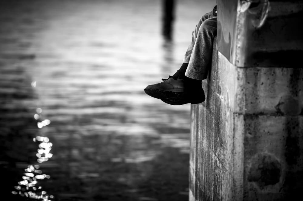 Pensive Waters Edge by Gonçalo Simões — canvas wall art