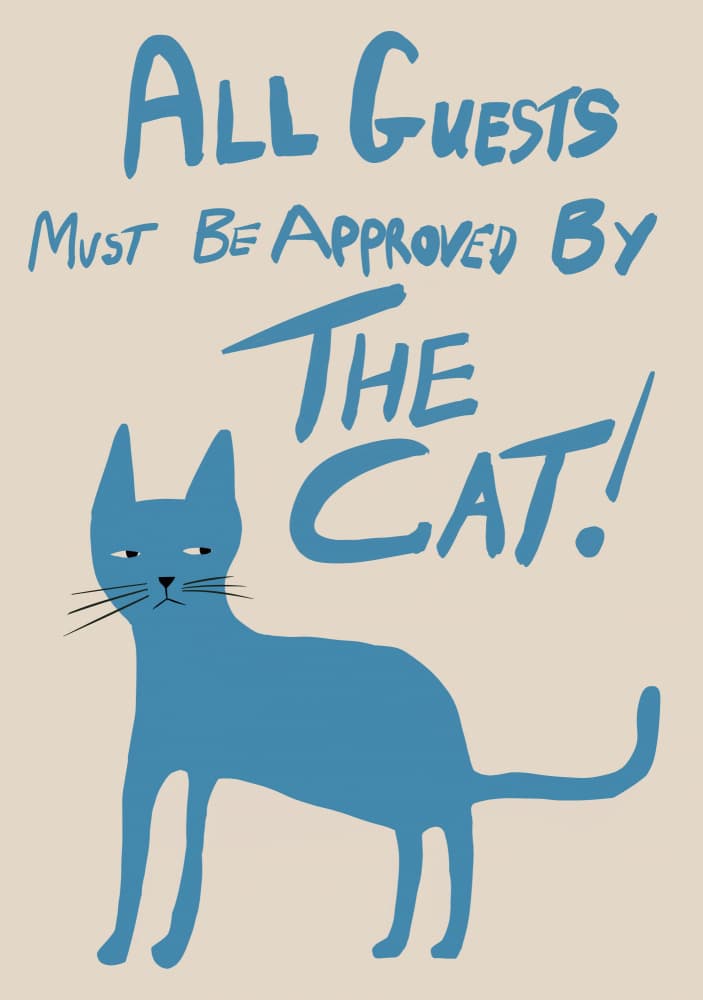 The Cat's Rules by Sharyn Bursic — canvas wall art