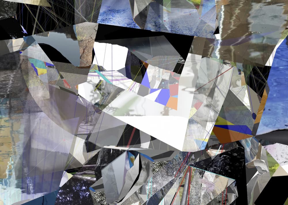 Fractured Light Geometry by Stefan Fransson — canvas wall art