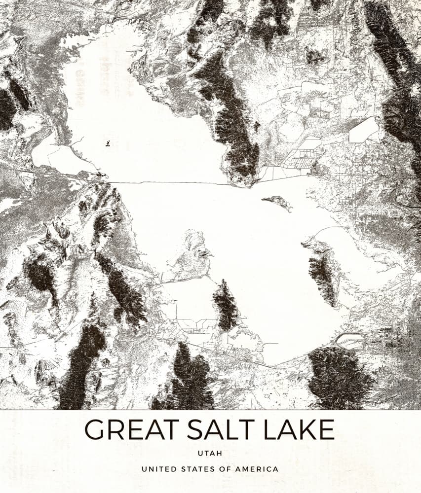 Great Salt Lake Utah by Nicholas — canvas wall art