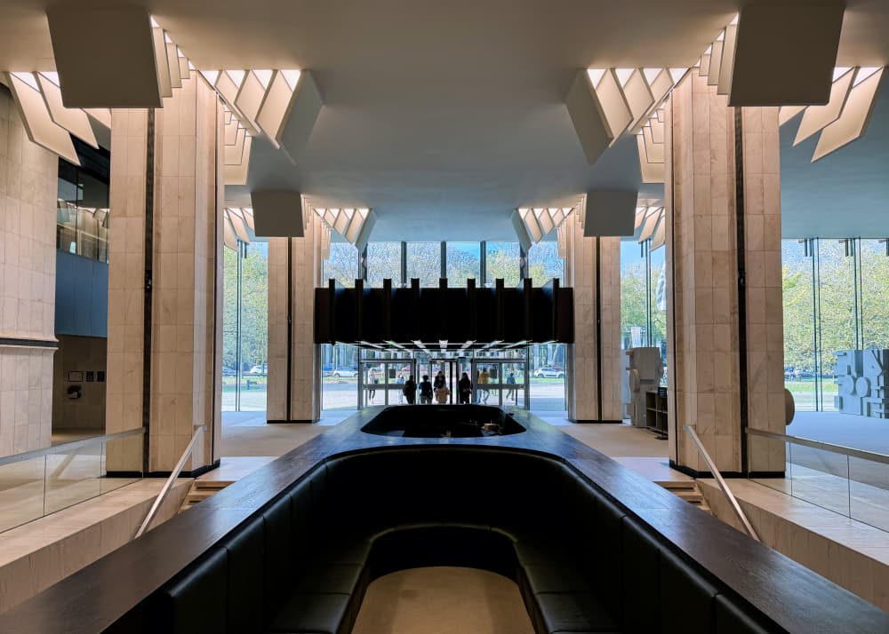 Sleek Modern Lobby by Lus Joosten — canvas wall art