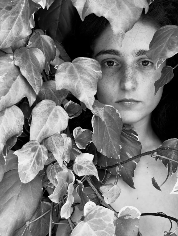 Ethereal Ivy Portrait by Davide Barzaghi — canvas wall art