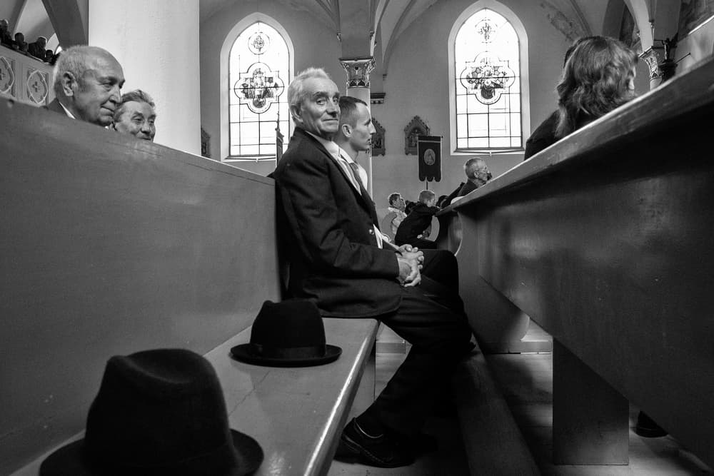 Quiet Church Gathering by Zoran Toldi (EFIAP AZSF) — canvas wall art
