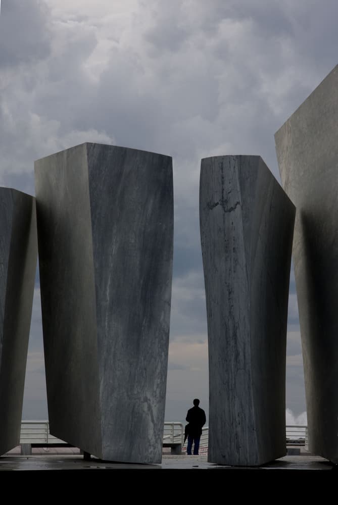 Contemplative Man Sculpture by Luciano Caturegli — canvas wall art