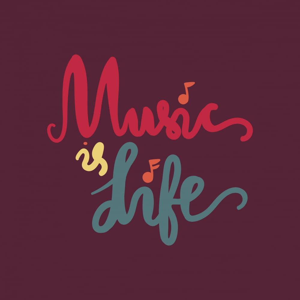 Vibrant Music Life by Marika Barsrsind — canvas wall art