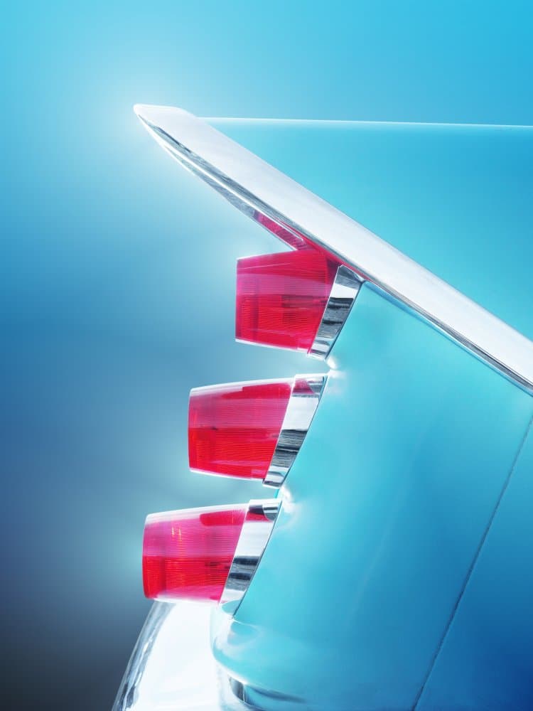 Classic Car Taillight by Beate Gube — canvas wall art