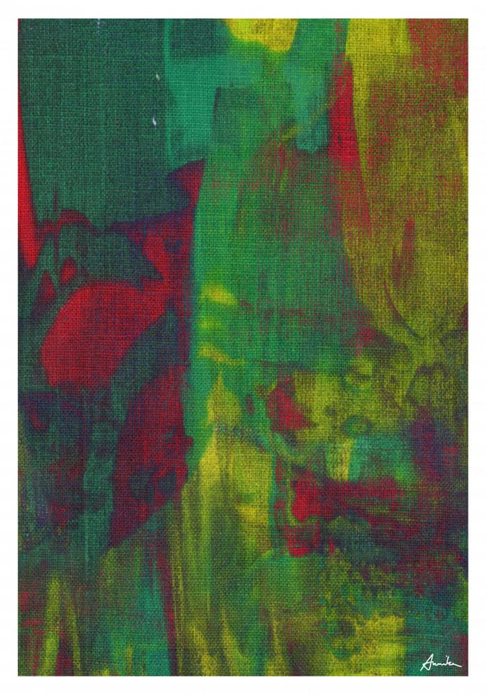 Vibrant Abstract Flow by Annika John — canvas wall art