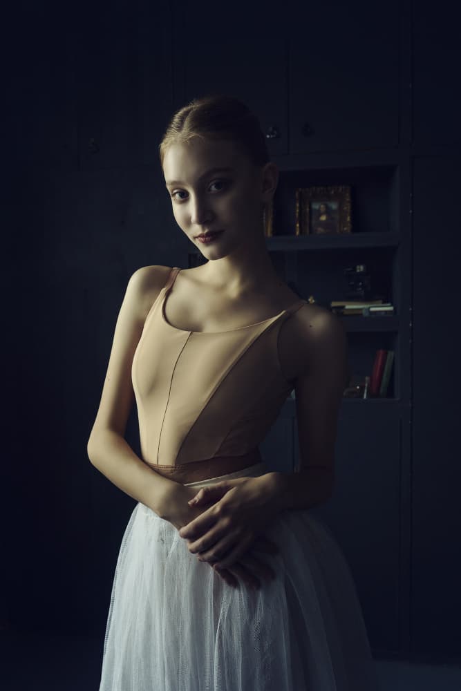 Pensive Ballerina by Alexandr — canvas wall art