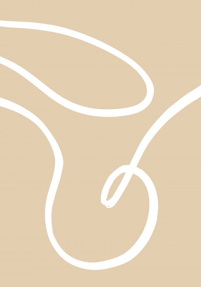 Soft Flowing Curves by Pictufy Studio — canvas wall art