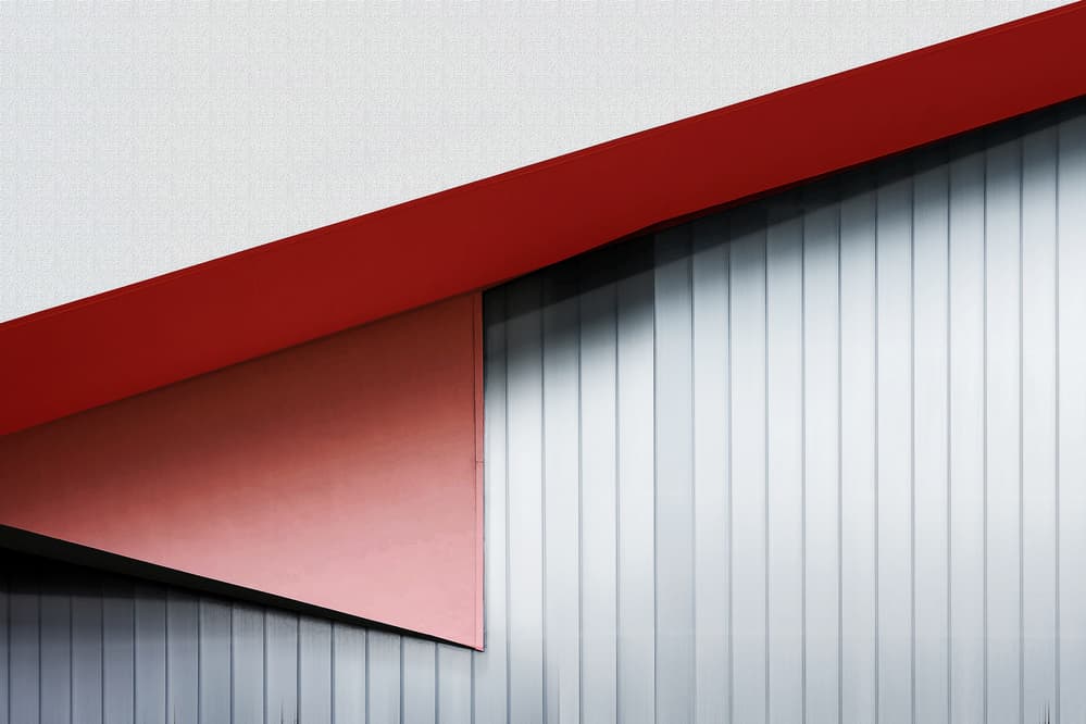 Bold Geometric Facade by Henk van Maastricht — canvas wall art