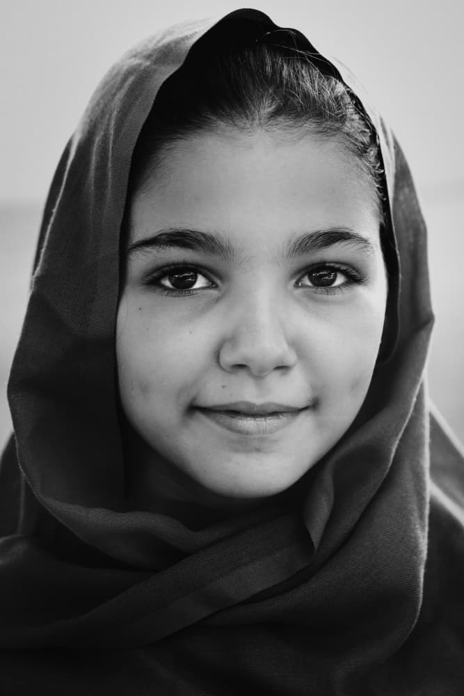 Serene Young Girl by Hazem Swidan — canvas wall art