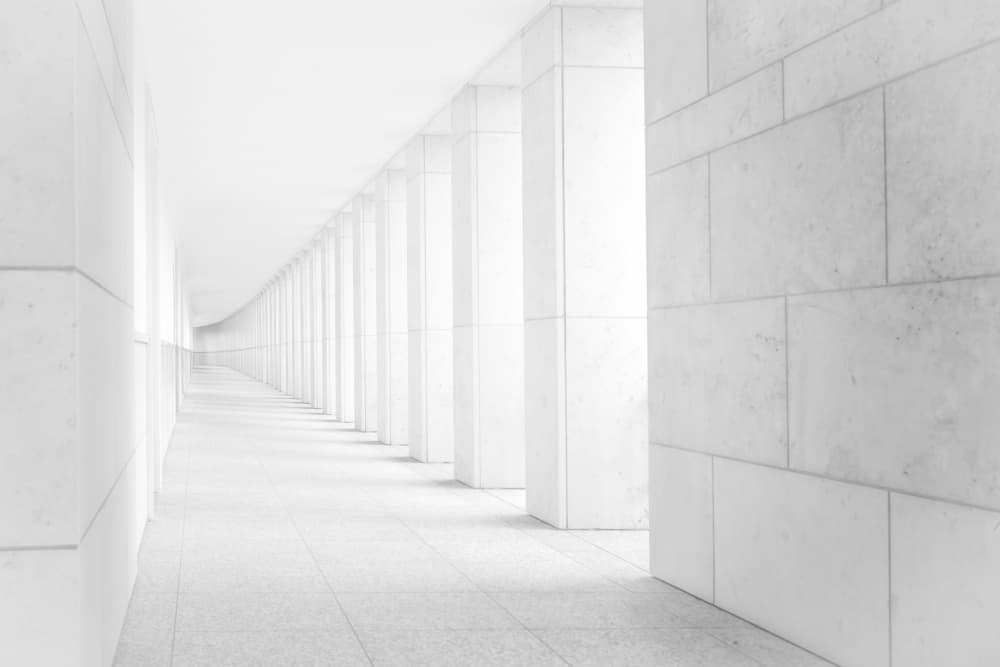 Bright Modern Hallway by Michael Herpers — canvas wall art