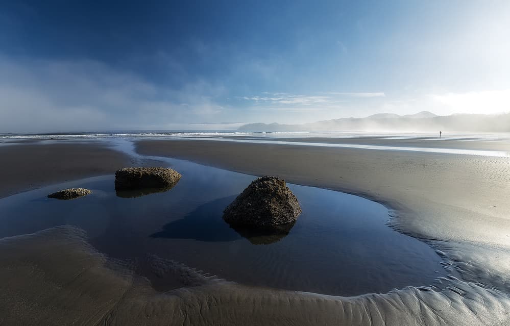 Serene Coastal Beach by Dani BS. — canvas wall art