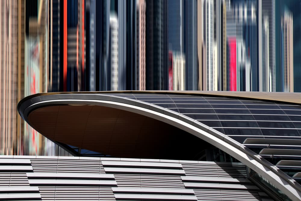 Modern City Curve by Hans-Wolfgang Hawerkamp — canvas wall art