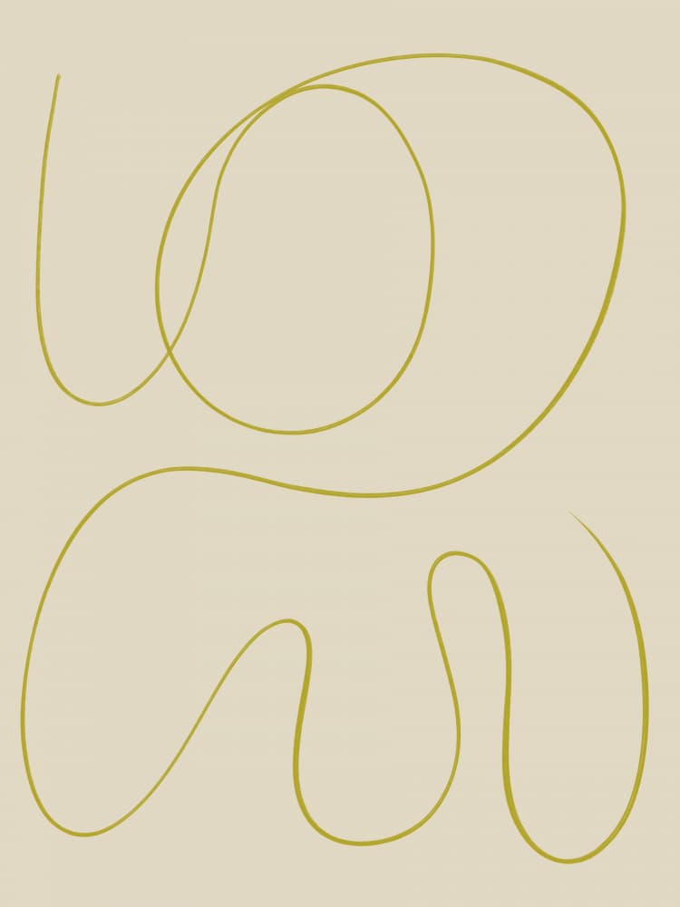 Curved Line Dance by Treechild — canvas wall art