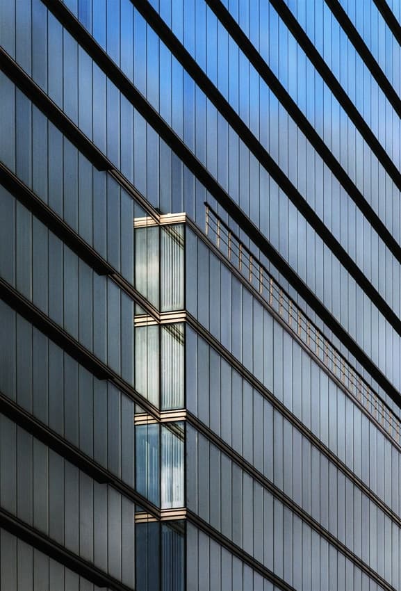 Modern Glass Facade by Jef Van den Houte — canvas wall art