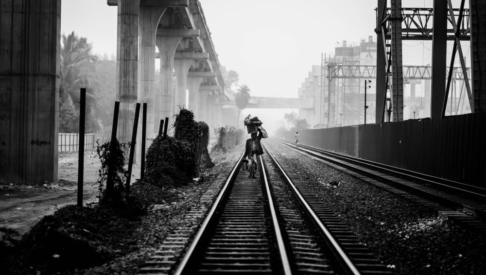 Solitary Track Journey by Md. Arifuzzaman — canvas wall art