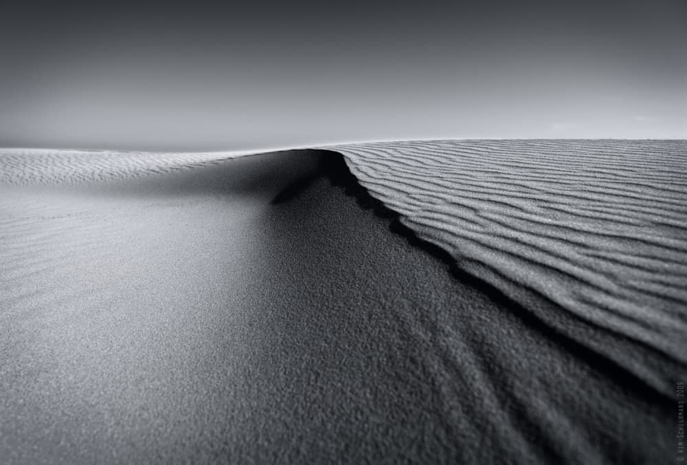 Desert Dune Ripples by Wim Schuurmans — canvas wall art
