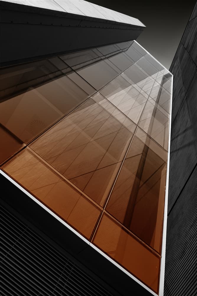 Bronze Glass Tower by Rolf Endermann — canvas wall art