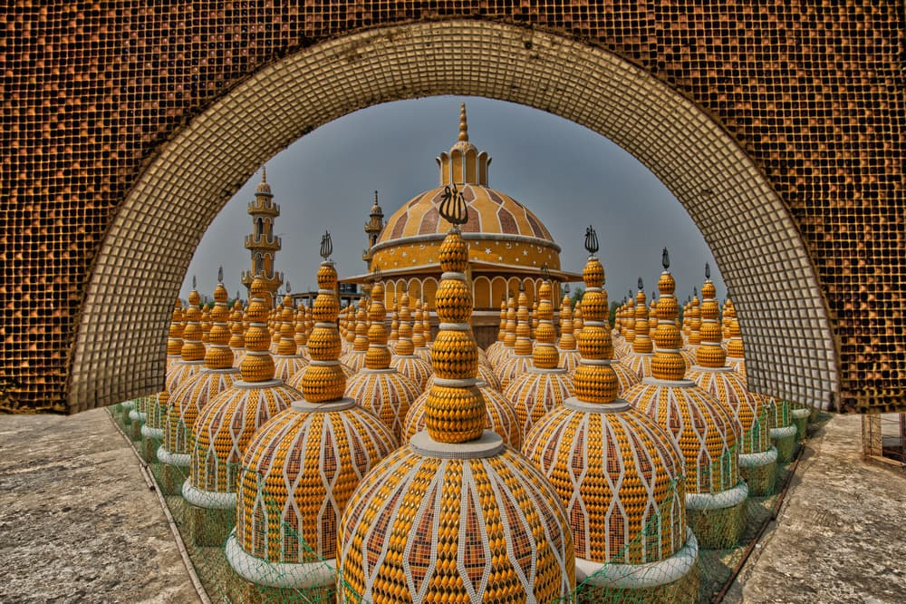 Golden Domes Mosque by Azim Khan Ronnie — canvas wall art